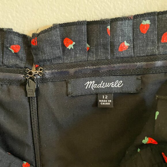 NWOT Madewell Strawberry Dress - Picture 4 of 9